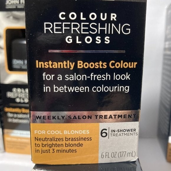 John Frieda Colour Refreshing Gloss Cool Blondes 5 Boxes DISCONTINUED Color - Picture 12 of 13